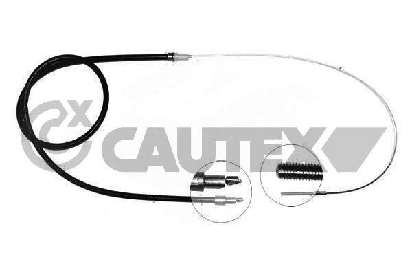 Cautex 208024 Parking brake cable set 208024