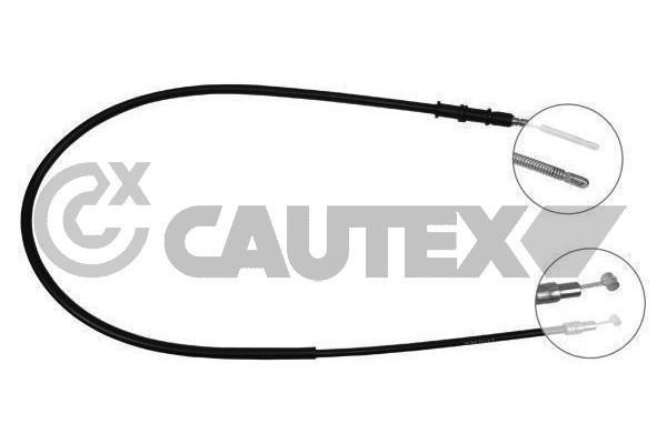 Cautex 763182 Cable Pull, parking brake 763182