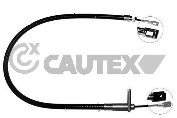 Cautex 108001 Parking brake cable, right 108001