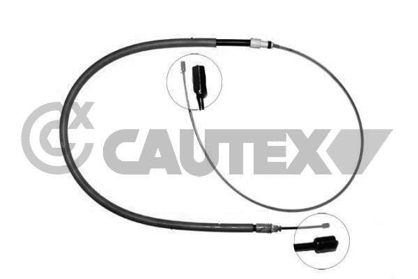 Cautex 038474 Parking brake cable set 038474