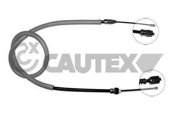 Cautex 028326 Parking brake cable, right 028326