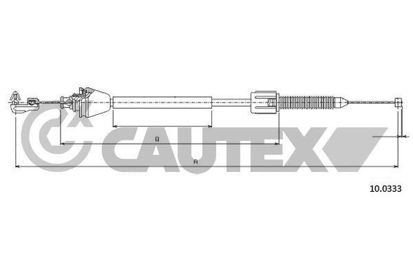 Cautex 028099 Accelerator cable 028099