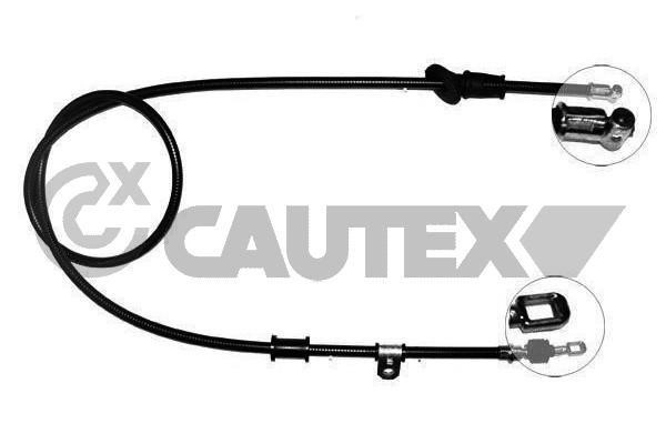 Cautex 258011 Parking brake cable, right 258011