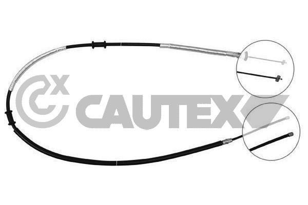 Cautex 019038 Parking brake cable set 019038