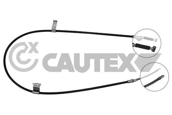 Cautex 069009 Parking brake cable, right 069009