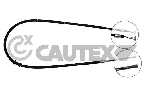 Cautex 019040 Parking brake cable set 019040