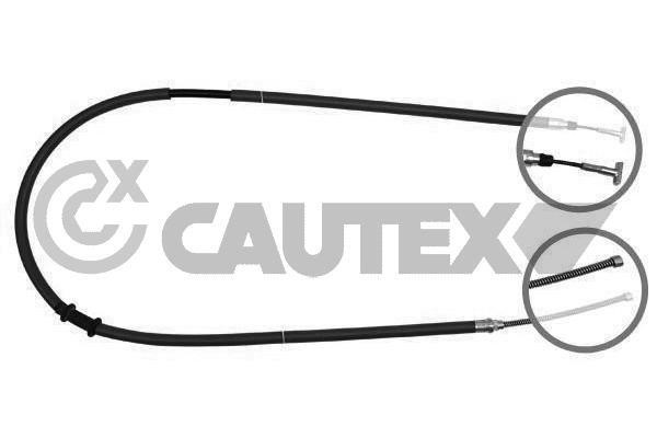 Cautex 019039 Parking brake cable set 019039