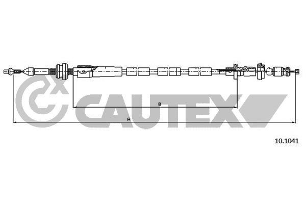Cautex 765721 Accelerator cable 765721