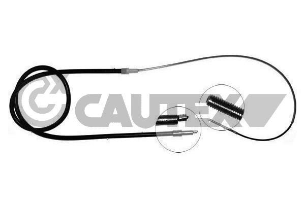 Cautex 208003 Parking brake cable, right 208003