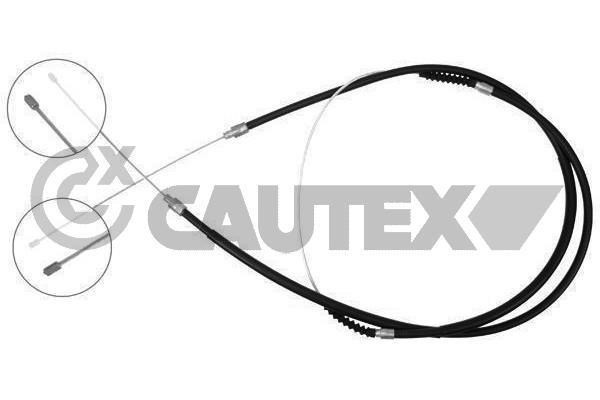 Cautex 019058 Parking brake cable set 019058