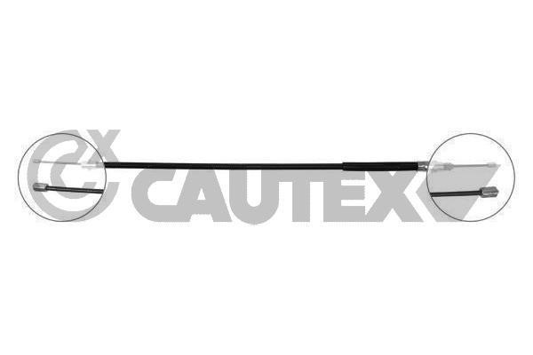 Cautex 038507 Parking brake cable set 038507