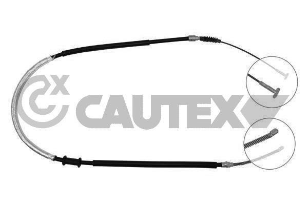 Cautex 018992 Parking brake cable left 018992