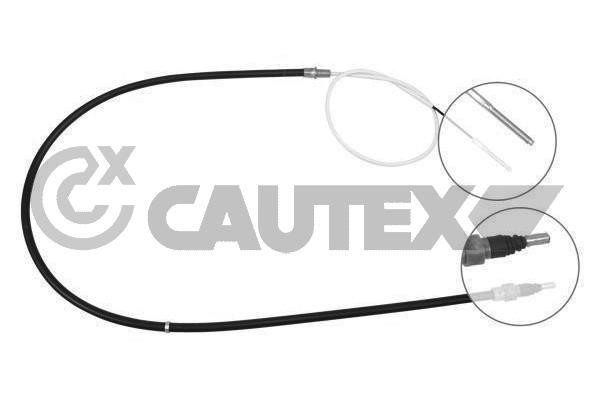 Cautex 468031 Cable Pull, parking brake 468031