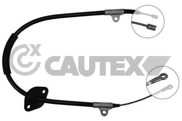 Cautex 069075 Parking brake cable set 069075