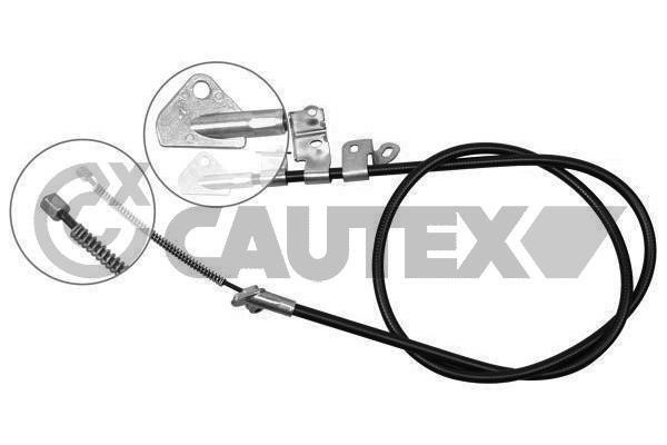 Cautex 708011 Parking brake cable, right 708011