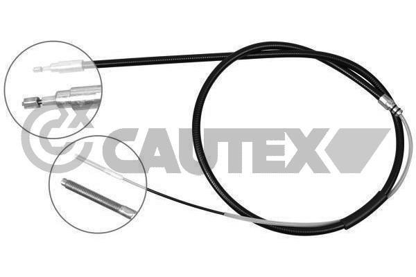 Cautex 208004 Parking brake cable left 208004