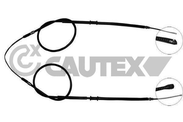 Cautex 019069 Cable Pull, parking brake 019069