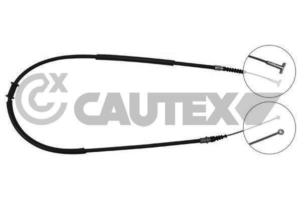 Cautex 760972 Cable Pull, parking brake 760972