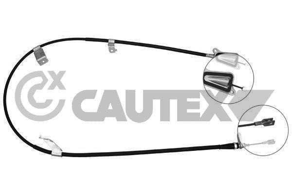 Cautex 069084 Parking brake cable set 069084