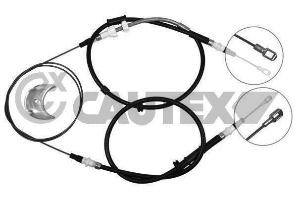 Cautex 761409 Cable Pull, parking brake 761409