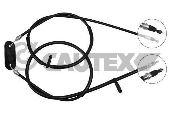 Cautex 761649 Cable Pull, parking brake 761649