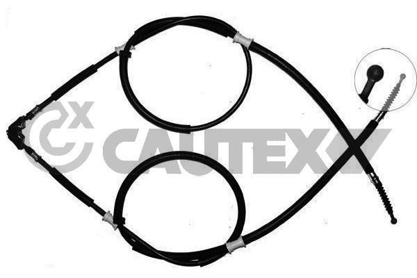 Cautex 762021 Cable Pull, parking brake 762021
