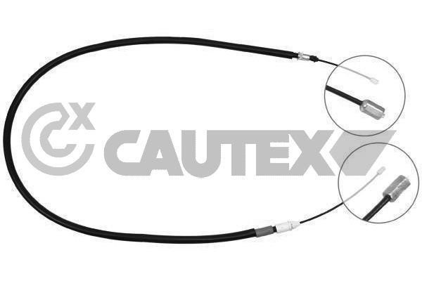 Cautex 028362 Parking brake cable left 028362