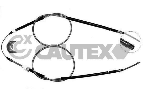Cautex 087069 Cable Pull, parking brake 087069
