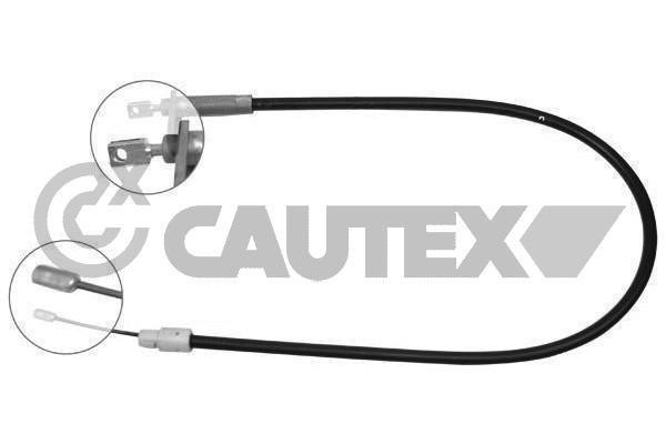 Cautex 188023 Parking brake cable set 188023