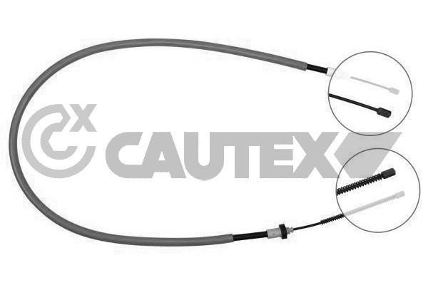 Cautex 028344 Parking brake cable, right 028344
