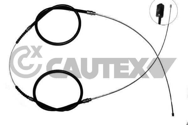Cautex 018185 Cable Pull, parking brake 018185