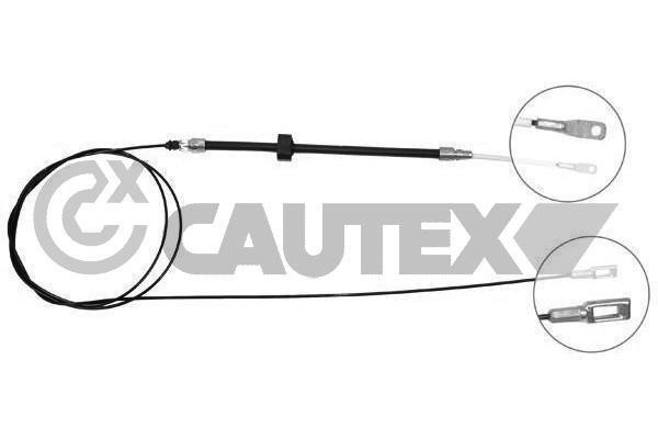 Cautex 765714 Cable Pull, parking brake 765714