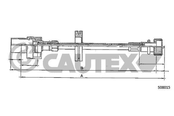 Cautex 085210 Cable speedmeter 085210
