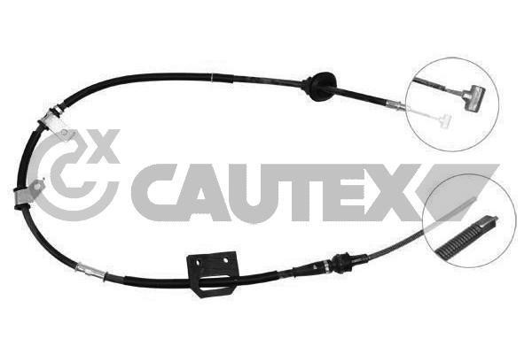 Cautex 762671 Cable Pull, parking brake 762671