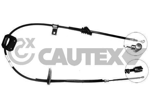 Cautex 168219 Parking brake cable, right 168219