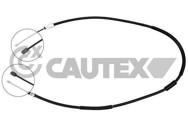 Cautex 038273 Parking brake cable left 038273