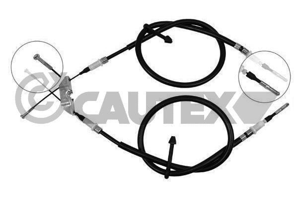 Cautex 762551 Cable Pull, parking brake 762551