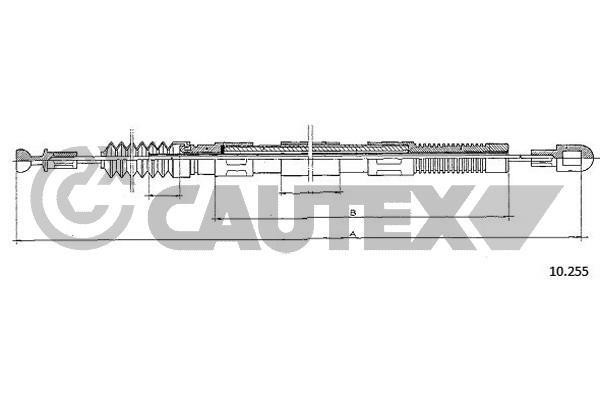 Cautex 761900 Cable Pull, clutch control 761900