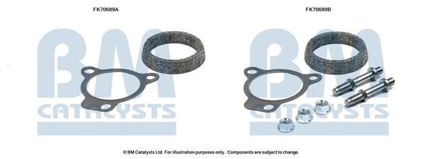 BM Catalysts FK70689 Mounting kit for exhaust system FK70689