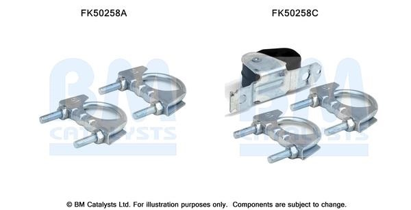 BM Catalysts FK50258 Mounting kit for exhaust system FK50258
