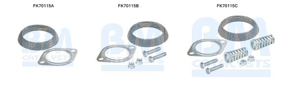 BM Catalysts FK70115 Mounting kit for exhaust system FK70115
