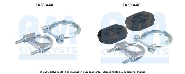 BM Catalysts FK50344 Mounting kit for exhaust system FK50344