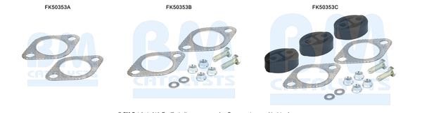 BM Catalysts FK50353 Mounting kit for exhaust system FK50353