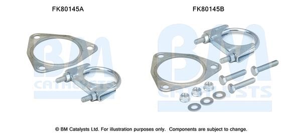 BM Catalysts FK80145 Mounting Kit, catalytic converter FK80145