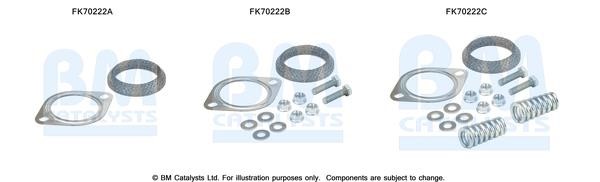 BM Catalysts FK70222 Mounting kit for exhaust system FK70222