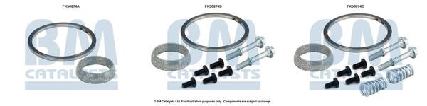 BM Catalysts FK50874 Mounting kit for exhaust system FK50874