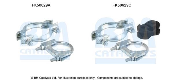 BM Catalysts FK50629 Mounting kit for exhaust system FK50629