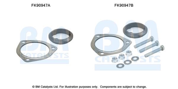 BM Catalysts FK90947 Mounting Kit, catalytic converter FK90947