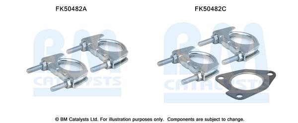 BM Catalysts FK50482 Mounting kit for exhaust system FK50482