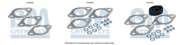 BM Catalysts FK70345 Mounting kit for exhaust system FK70345